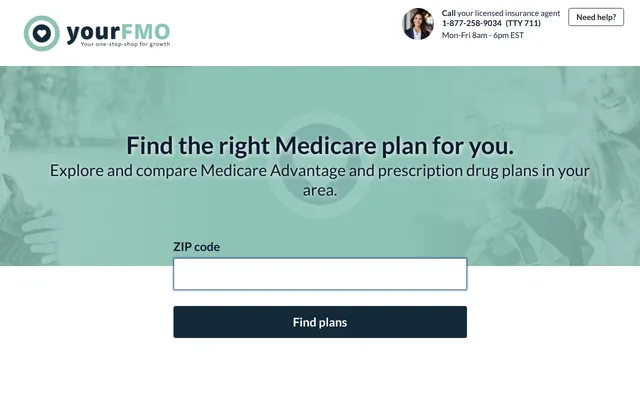 Screenshot of the Medicare Plan Finder tool